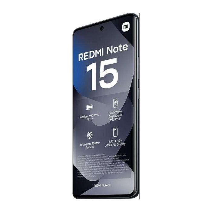 Xiaomi - Xiaomi Redmi Note 15 6GB/128GB 5G Svart