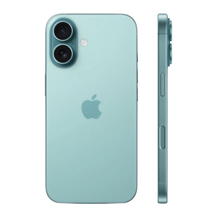 Apple - Apple iPhone 16 - 8GB - 256GB - Blågrön