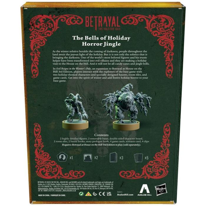 AVLN HILL - AVLN HILL Brädspel Betrayal: The Yuletide Tale (Expansionspaket)