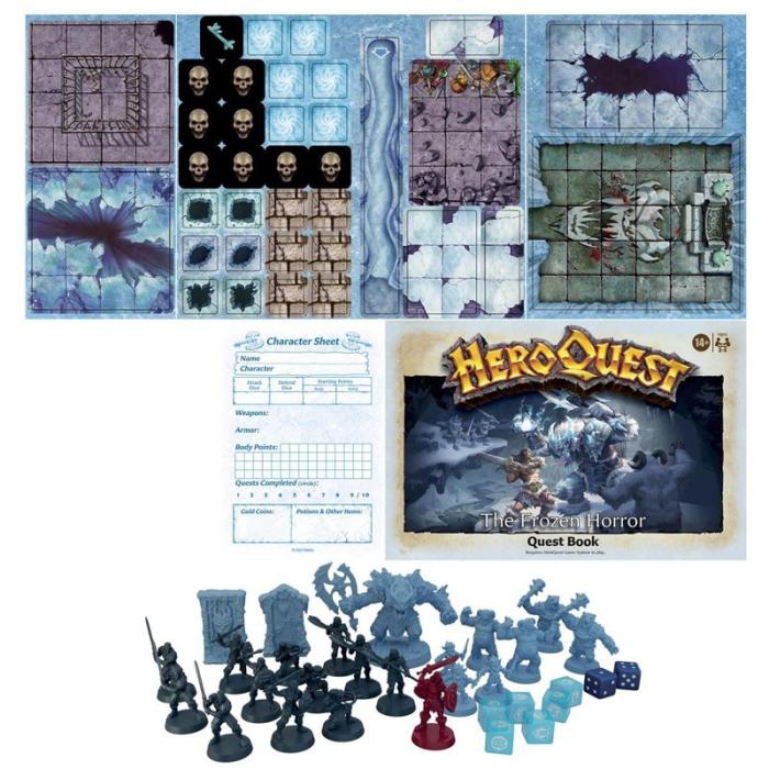 AVLN HILL - AVLN HILL Brädspel HeroQuest: Frozen Horror Quest Pack (Expansionspaket)