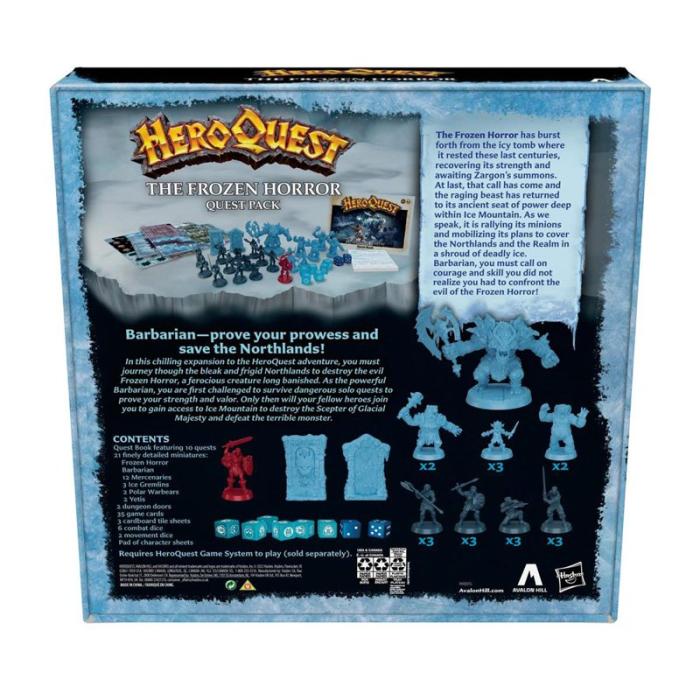 AVLN HILL - AVLN HILL Brädspel HeroQuest: Frozen Horror Quest Pack (Expansionspaket)
