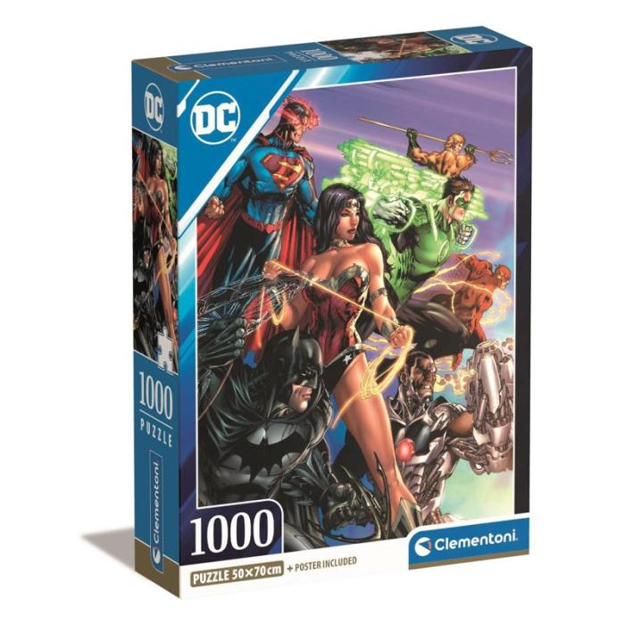 CLEMENTONI - CLEMENTONI Pussel 1000 Pcs CB High Quality Collection DC Comics