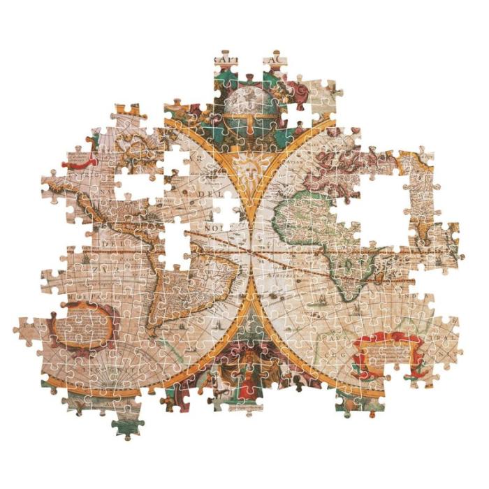 CLEMENTONI - CLEMENTONI Pussel 1000 Pcs CB High Quality Collection Old Map