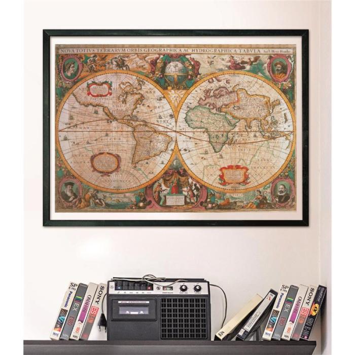 CLEMENTONI - CLEMENTONI Pussel 1000 Pcs CB High Quality Collection Old Map