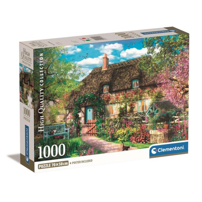 CLEMENTONI - CLEMENTONI Pussel 1000 Pcs CB High Quality Collection The Old Cottage