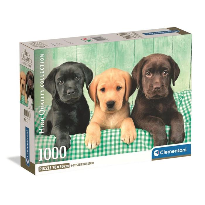 CLEMENTONI - CLEMENTONI Pussel 1000 Pcs CB High Quality Collection Three Labs