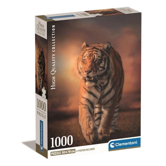 CLEMENTONI - CLEMENTONI Pussel 1000 Pcs CB High Quality Collection Tiger