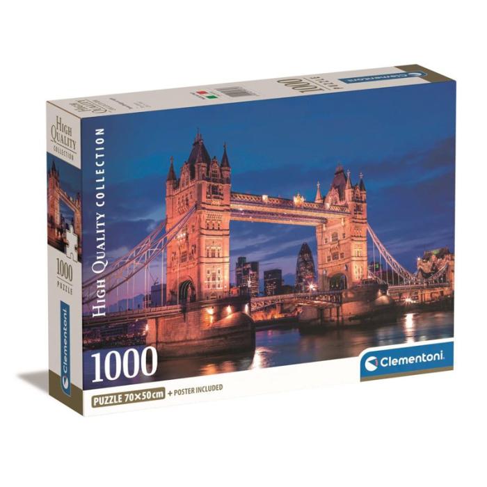 CLEMENTONI - CLEMENTONI Pussel 1000 Pcs CB High Quality Collection Tower Bridge