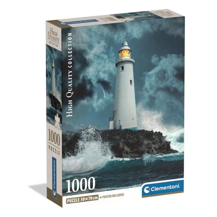 CLEMENTONI - CLEMENTONI Pussel 1000 Pcs CB Lighthouse In The Storm