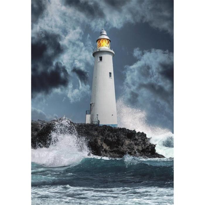 CLEMENTONI - CLEMENTONI Pussel 1000 Pcs CB Lighthouse In The Storm