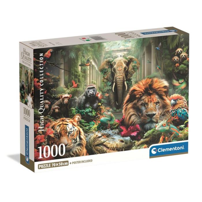 CLEMENTONI - CLEMENTONI Pussel 1000 Pcs CB Mystic Jungle
