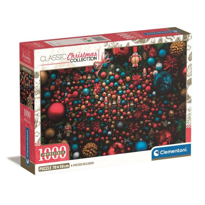CLEMENTONI - CLEMENTONI Pussel 1000 Pcs Impossible CB Christmas Vibes