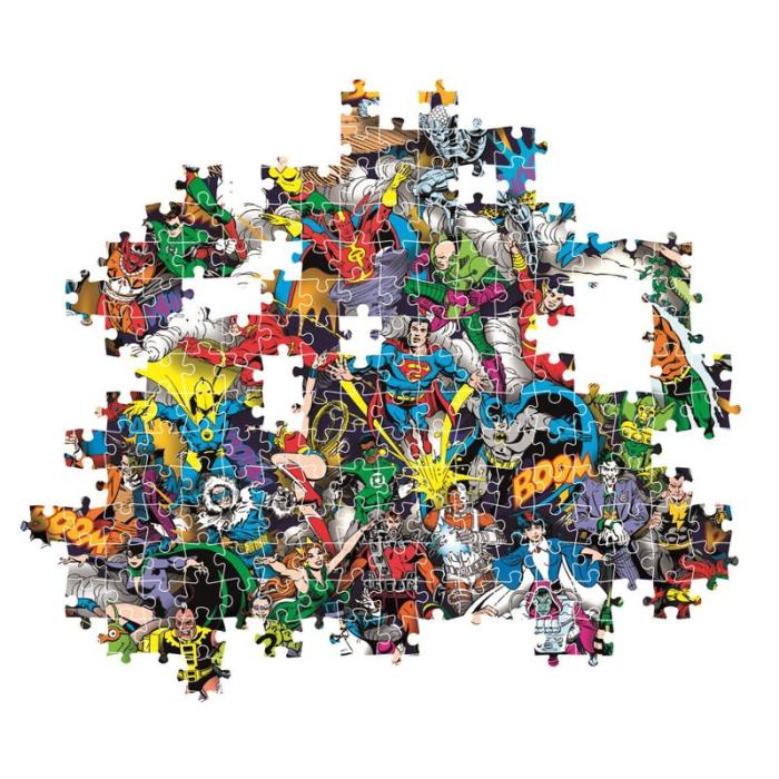 CLEMENTONI - CLEMENTONI Pussel 1000 Pcs Impossible CB High Quality Collection DC Comics