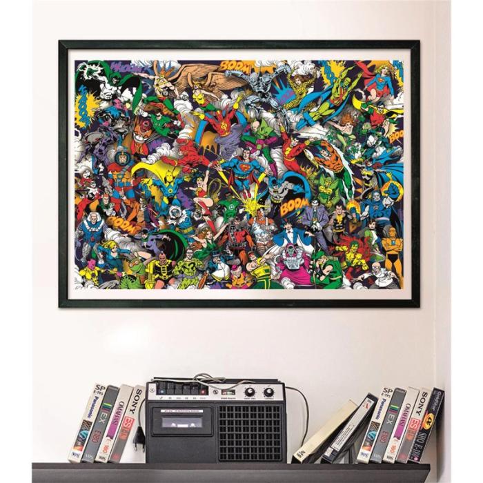 CLEMENTONI - CLEMENTONI Pussel 1000 Pcs Impossible CB High Quality Collection DC Comics