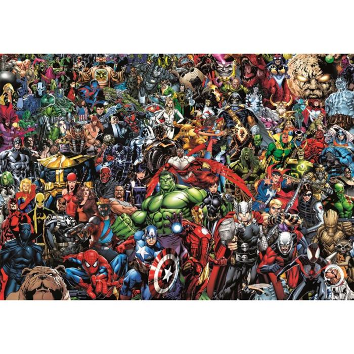 CLEMENTONI - CLEMENTONI Pussel 1000 Pcs Impossible CB Marvel Avengers