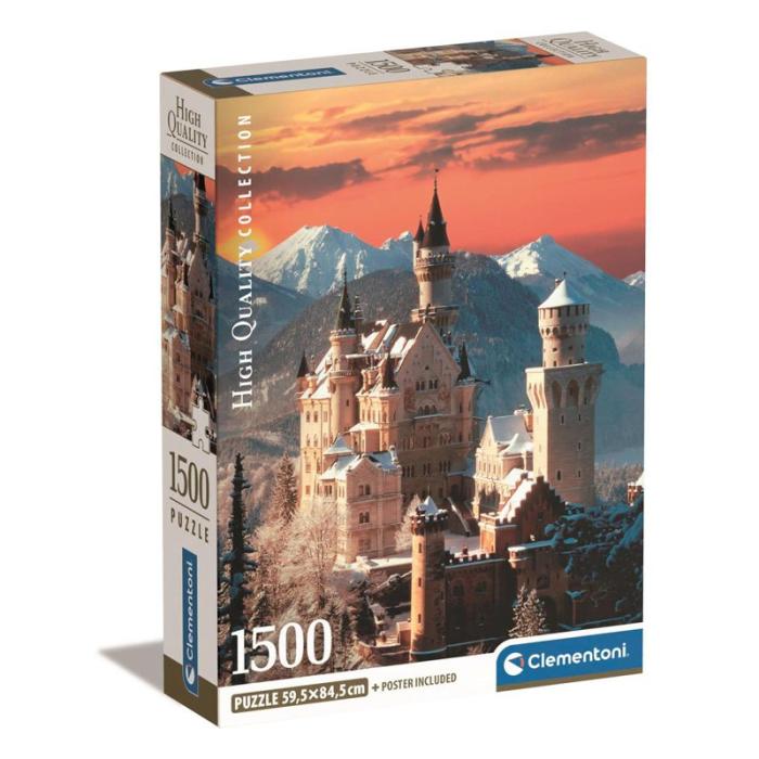 CLEMENTONI - CLEMENTONI Pussel 1500 Pcs CB High Quality Collection Neuschwanstein