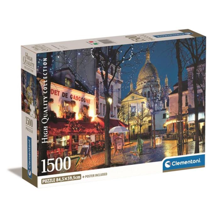 CLEMENTONI - CLEMENTONI Pussel 1500 Pcs CB High Quality Collection Paris Montmartre