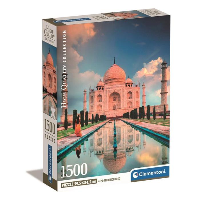 CLEMENTONI - CLEMENTONI Pussel 1500 Pcs CB High Quality Collection Taj Mahal