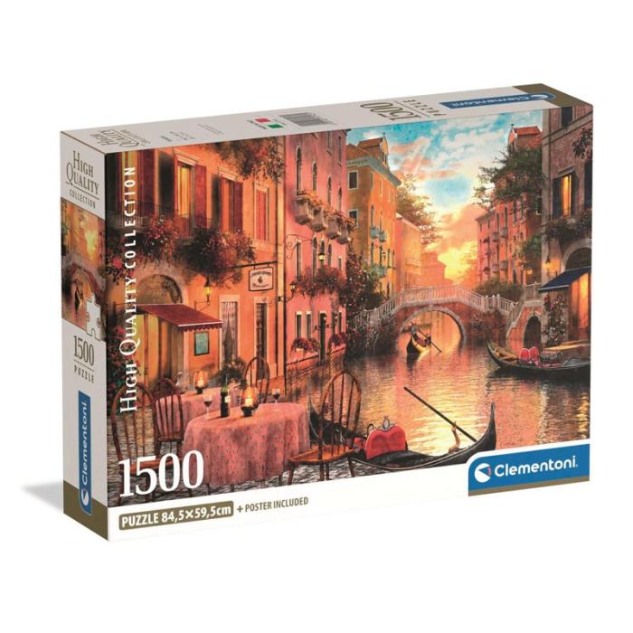 CLEMENTONI - CLEMENTONI Pussel 1500 Pcs CB High Quality Collection Venezia