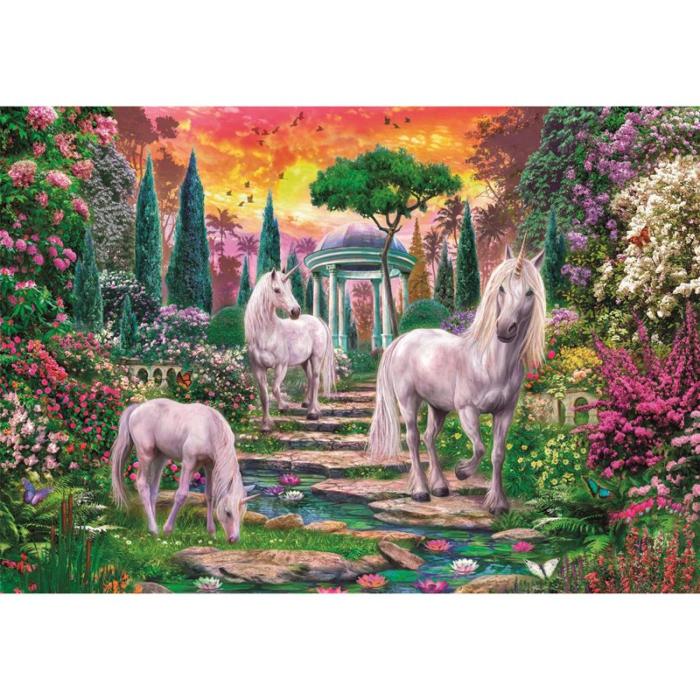 CLEMENTONI - CLEMENTONI Pussel 2000 Pcs High Quality Collection Classical Garden Unicorns