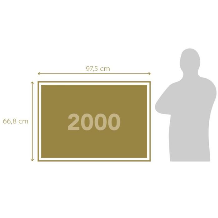 CLEMENTONI - CLEMENTONI Pussel 2000 Pcs High Quality Collection Classical Garden Unicorns