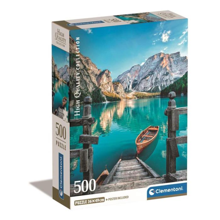 CLEMENTONI - CLEMENTONI Pussel 500 Pcs CB High Quality Collection Braies Lake