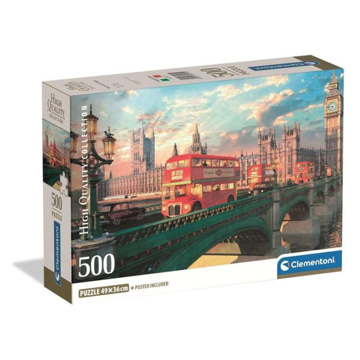 CLEMENTONI - CLEMENTONI Pussel 500 Pcs CB High Quality Collection Westminster Bridge