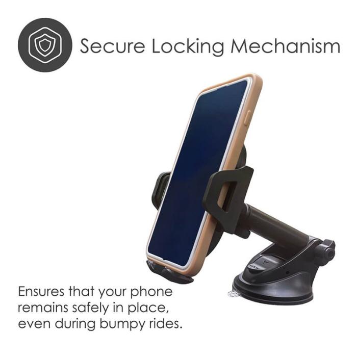 Desire2 - DESIRE2 Mobilhållare Sugkoppsfäste Utdragbar Arm