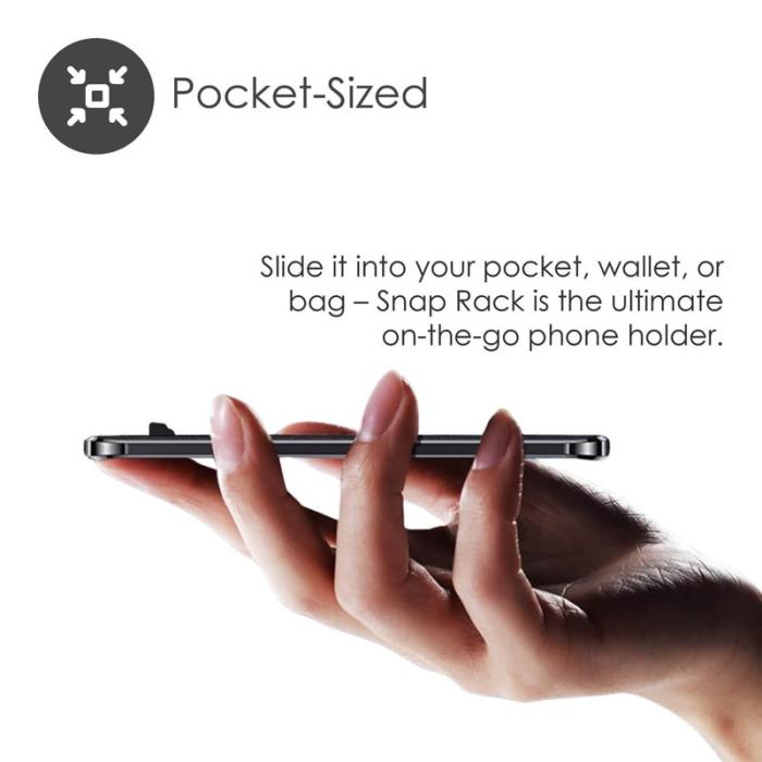 Desire2 - DESIRE2 Ultrasmal Telefonhållare i Aluminium Mörkgrå