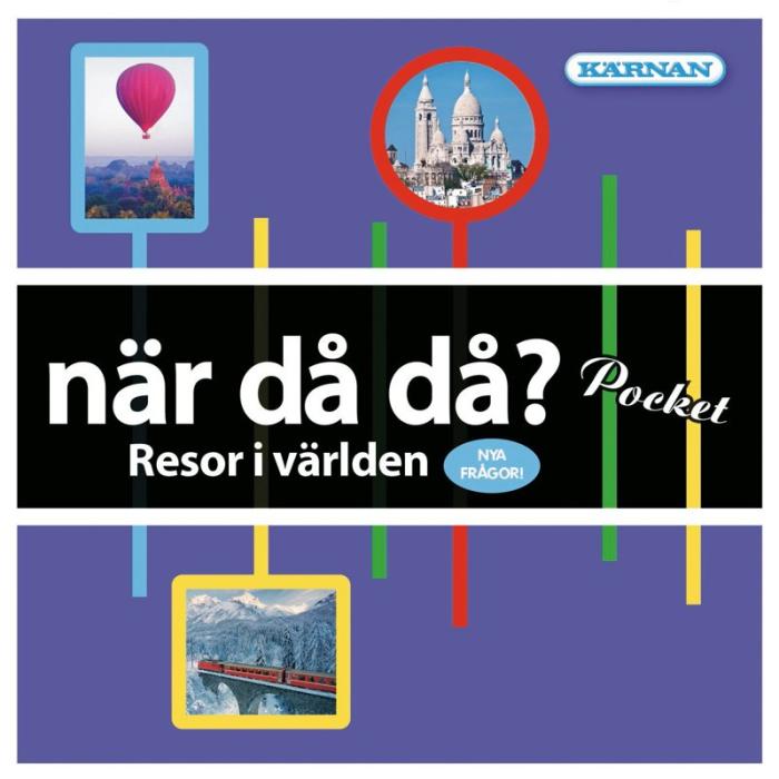 EGMONT - EGMONT Spel När Då Då?-pocket Resor i Världen (Nya frågor) (SE)
