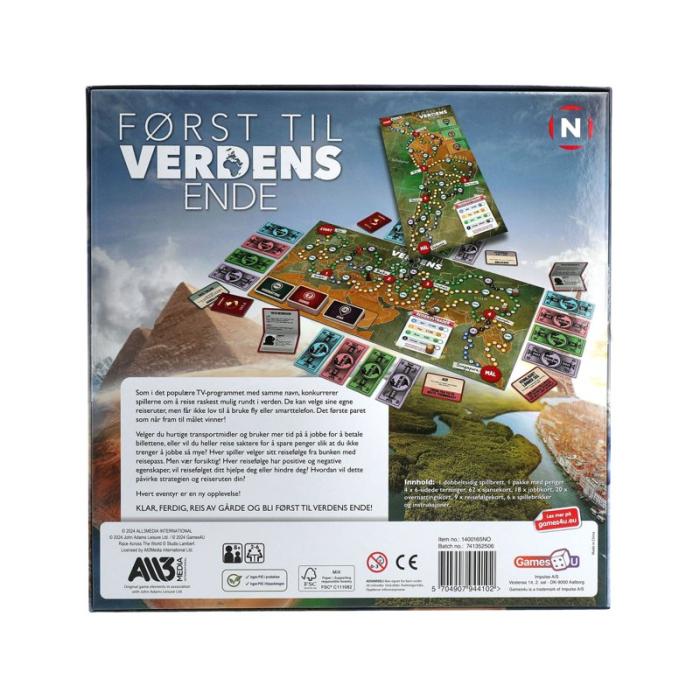 GAMES4U - GAMES4U Brädspel Først til Verdens Ende (NO)