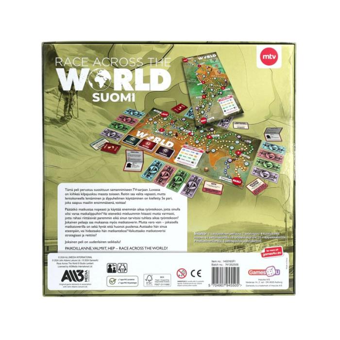 GAMES4U - GAMES4U Brädspel Race Across the World Suomi (FI)