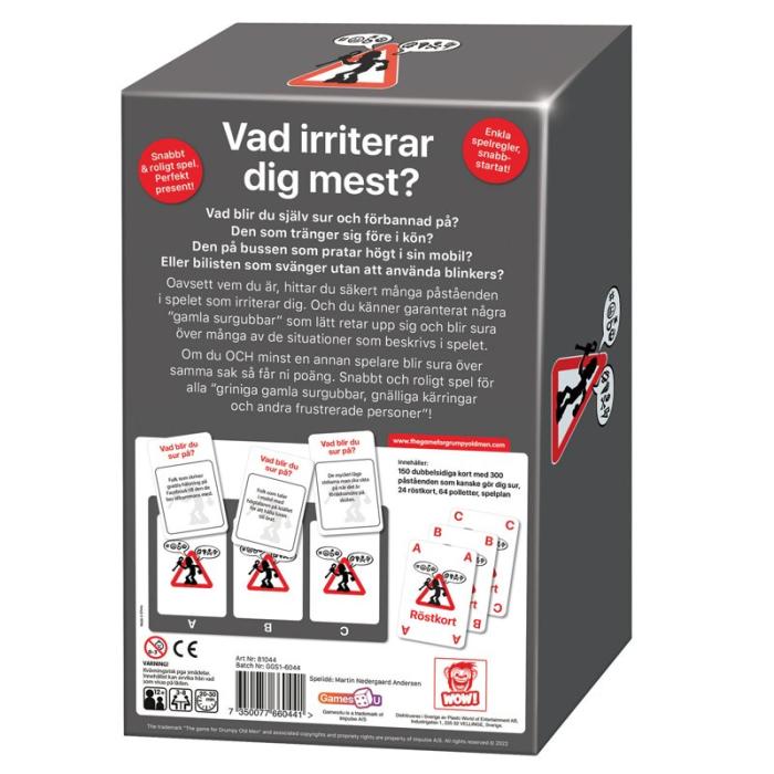 GAMES4U - GAMES4U Sällskapsspel Griniga gamla surgubbar/Grumpy Old Men (SE)
