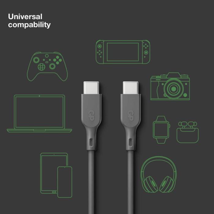 GP - GP Kabel USB-C Till USB-C 60W CC1P 1m
