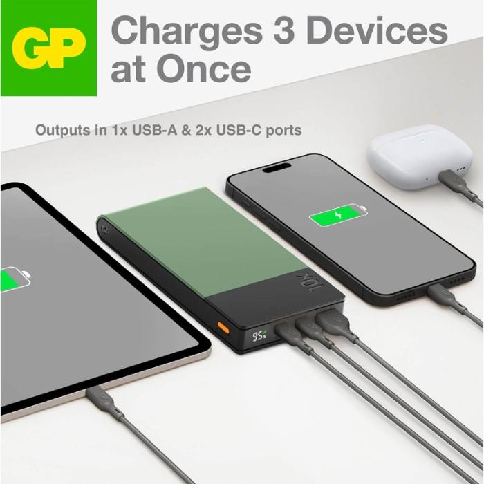 GP - GP Powerbank M2+ 10000mAh Grön