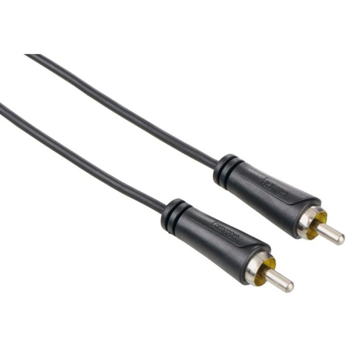 Hama - HAMA Kabel Audio 1xRCA-1xRCA Svart 1.5m