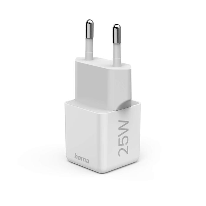Hama - HAMA Mini Snabbladdare USB-C PD 25W Vit