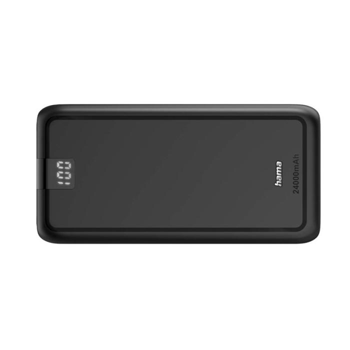 Hama - HAMA Powerbank 24000mAh 2xUSB-A+1xUSB-C Antracit