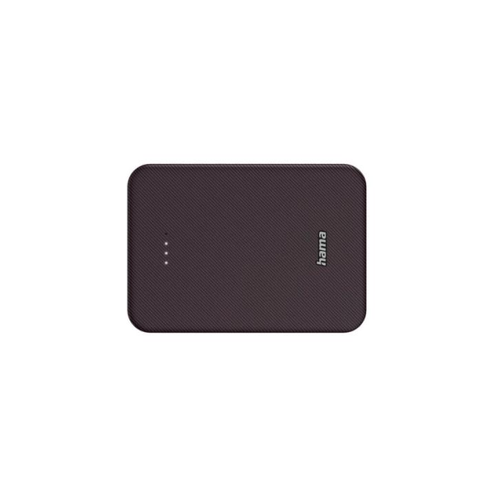 Hama - HAMA Powerbank Colour 10 10000mAh USB-C+USB-A Plommon
