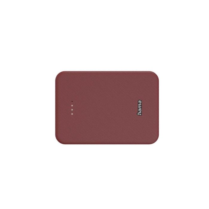 Hama - HAMA Powerbank Colour 10 10000mAh USB-C+USB-A Röd