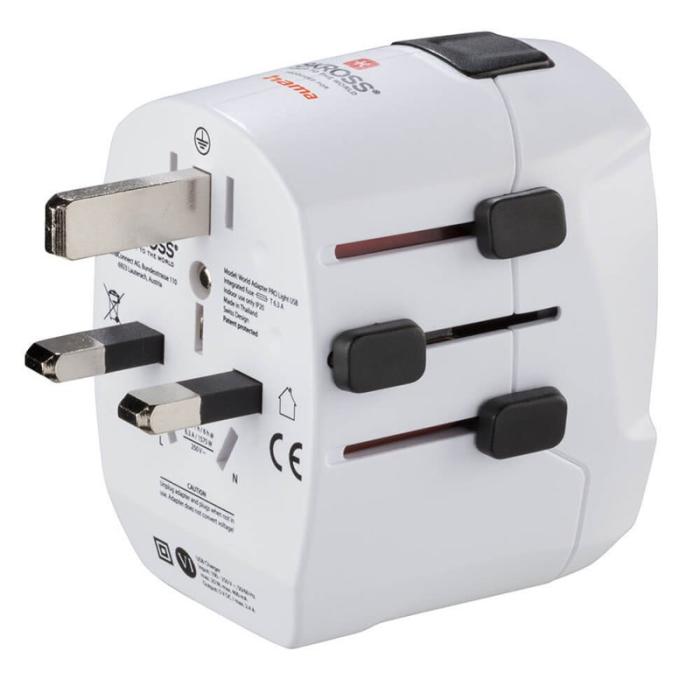Hama - HAMA Reseadapter Världen Pro Light USB 3-stift