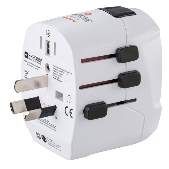 Hama - HAMA Reseadapter Världen Pro Light USB 3-stift