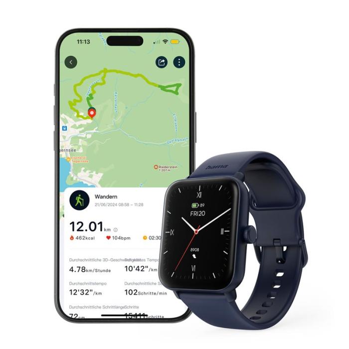 Hama - HAMA Smart Watch 6010 Blå
