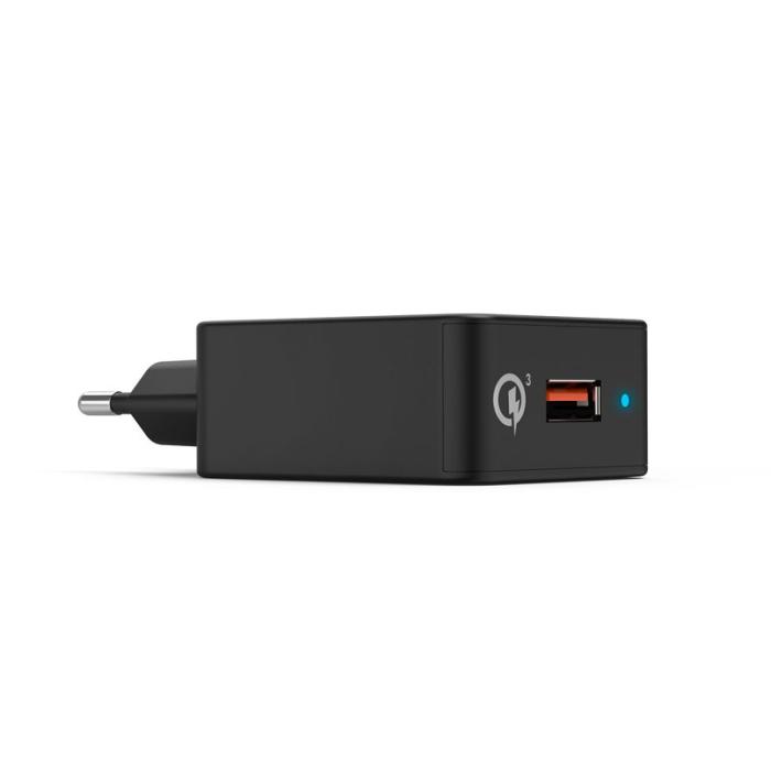 Hama - HAMA Snabbladdare Fast Charger 1x USB-A Qualcomm 19.5w Svart