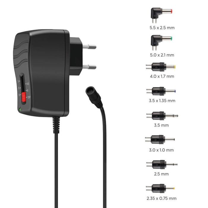 Hama - HAMA Universell Omkopplingsbar Strömförsörjningsenhet 1000mA 8 Adapters