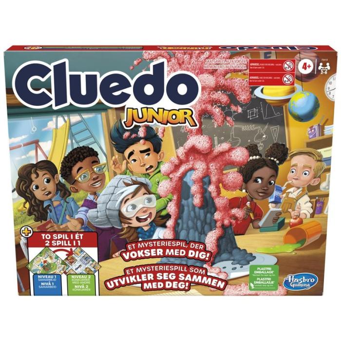 Hasbro - HASBRO Brädspel Cluedo Junior 2 Games In 1 (DK/NO)