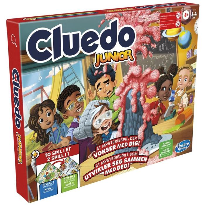 Hasbro - HASBRO Brädspel Cluedo Junior 2 Games In 1 (DK/NO)