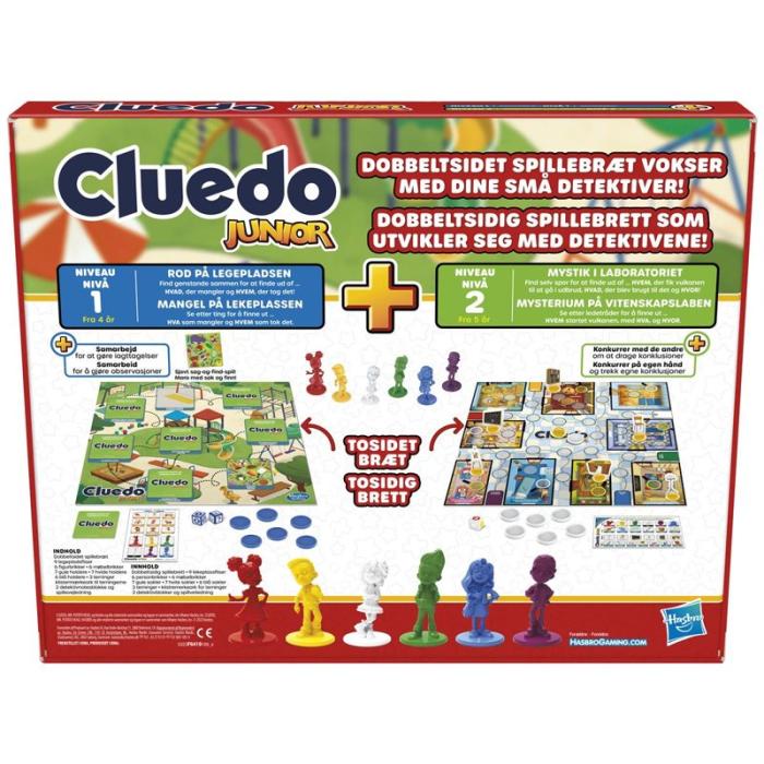 Hasbro - HASBRO Brädspel Cluedo Junior 2 Games In 1 (DK/NO)