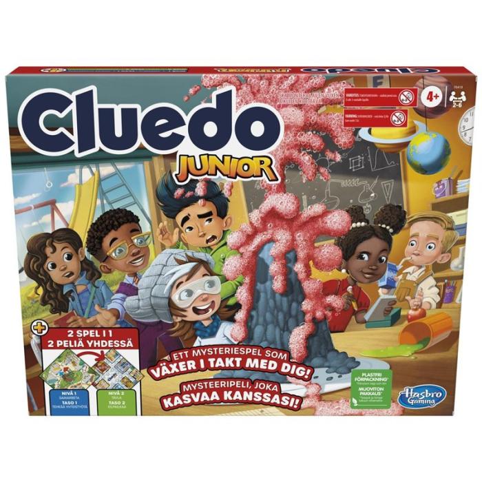 Hasbro - HASBRO Brädspel Cluedo Junior 2 Games In 1 (SE/FI)