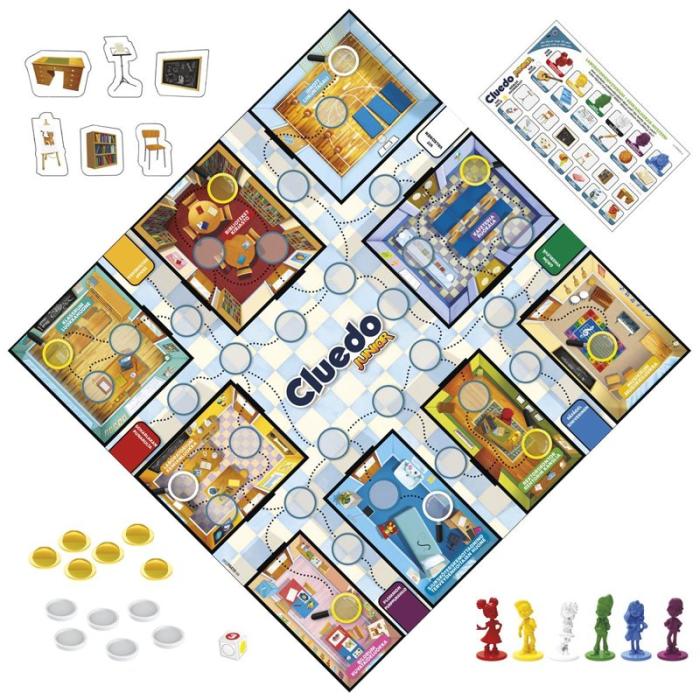 Hasbro - HASBRO Brädspel Cluedo Junior 2 Games In 1 (SE/FI)